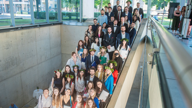 At USI, the Faculty of Communication, Culture and Society awards diplomas to 67 students